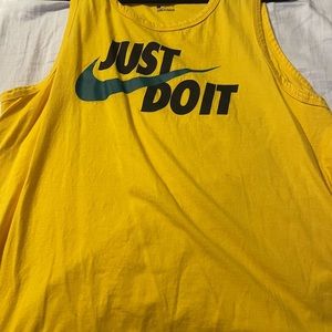 Nike “Just Do It” cut off tee. Newly Worn. Size Large